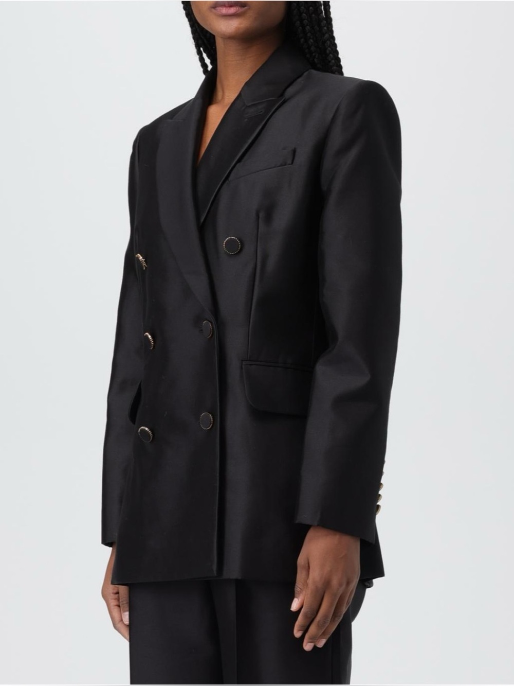 ZIMMERMANN
Wool and silk-blend tuxedo dress size 2